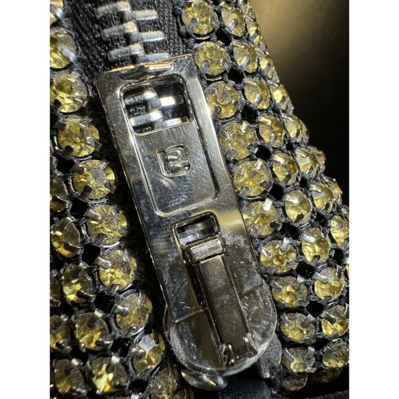 Alexander Wang Womens Rhinestone Mini Bag With Leather Strap & Zipper Closure - Picture 6 of 10